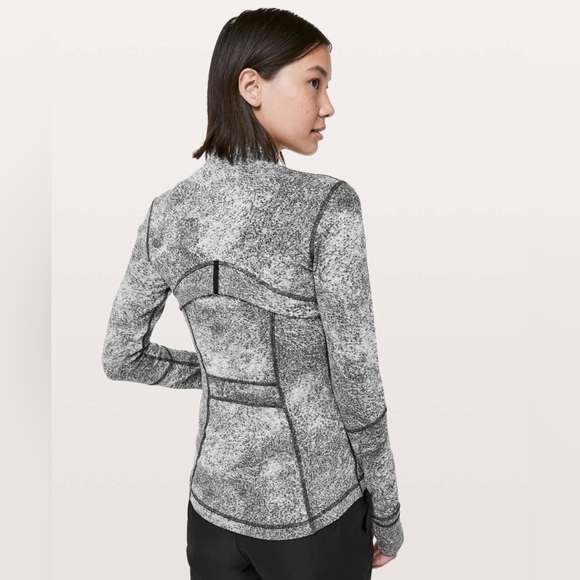Lululemon Define Jacket Spray Jaquard White/Black - Picture 4 of 7